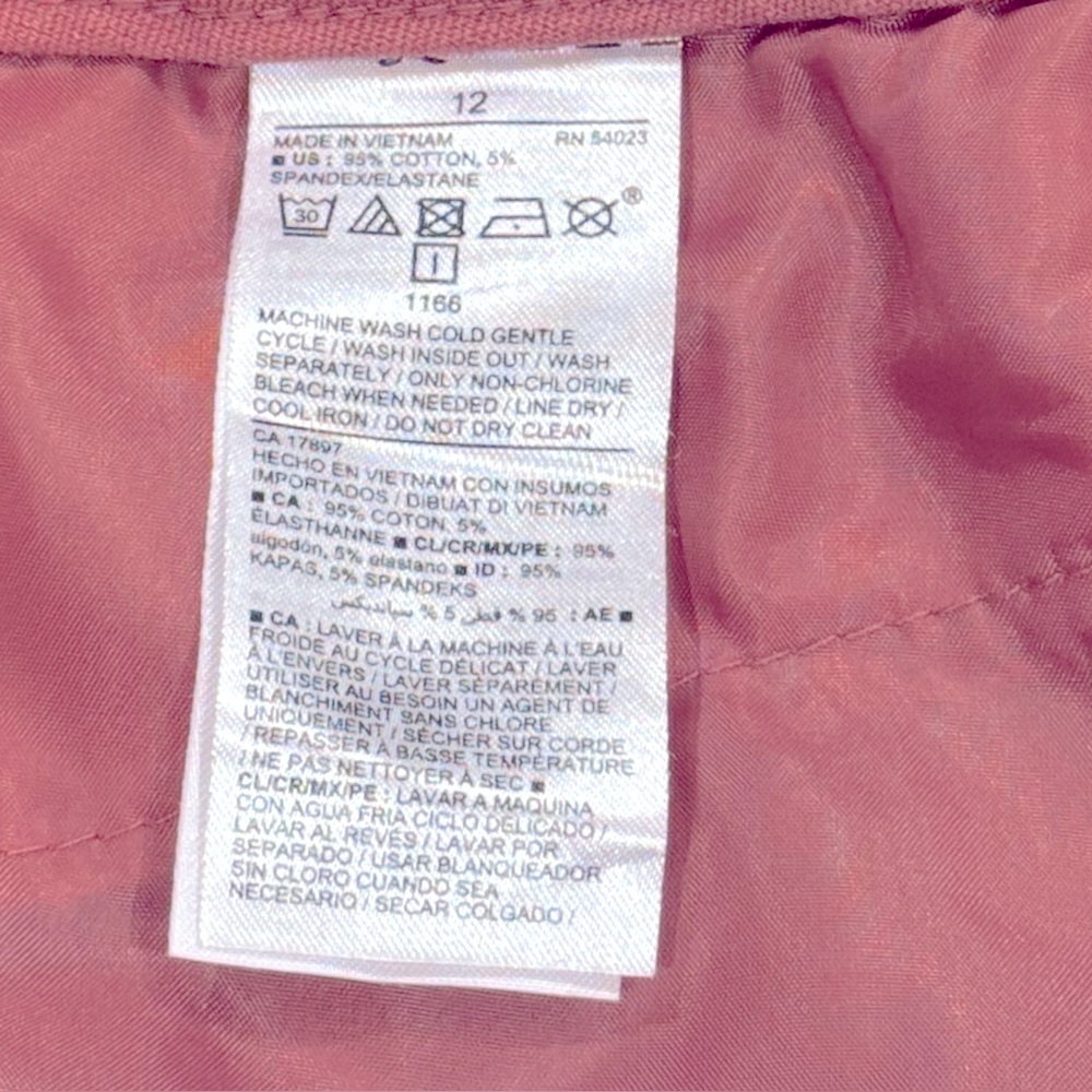Old Navy Size 12 Amelia Rose High-Rise Twill Pixie Ankle Pant Cotton/Spandex - Picture 7 of 7